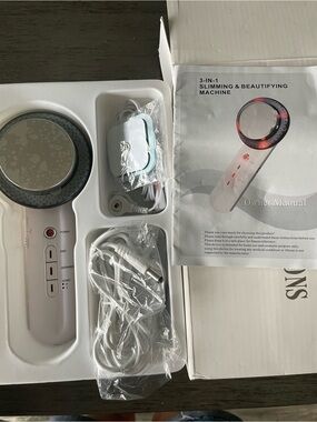 BNIB Skincare Options 3-in-1 Slimming & Beautifying Machine Handheld Device